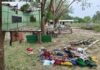 école bombardée en Birmanie