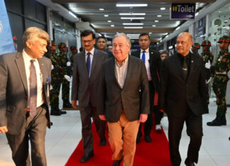 Antonio Guterres à Dacca