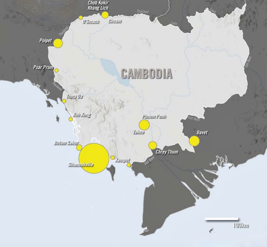 Cambodge escroquerie en ligne
