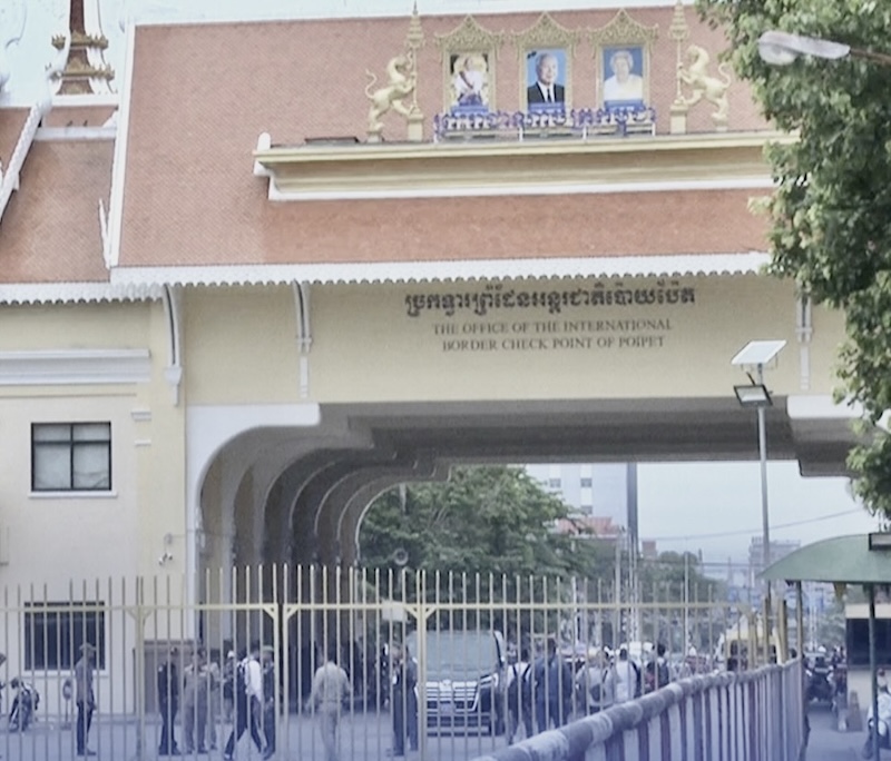 Frontière Cambodge Thaïlande