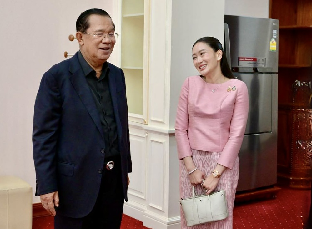 Hun Sen et Ing Shinawatra
