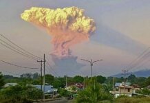 Mount Lewotobi Laki-Laki éruption