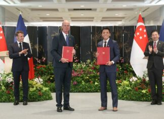 Singapour France aérien