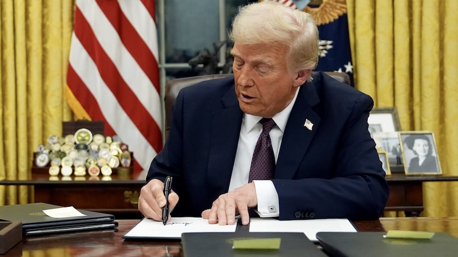 Trump bureau ovale