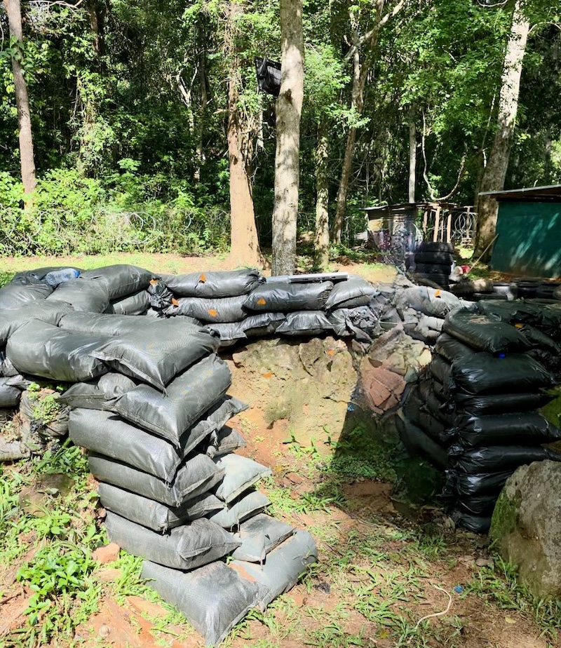 frontière Thaïlande Cambodge bunker