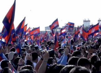 Cambodge litige frontalier avec la Thaïlande manifestation de soutien