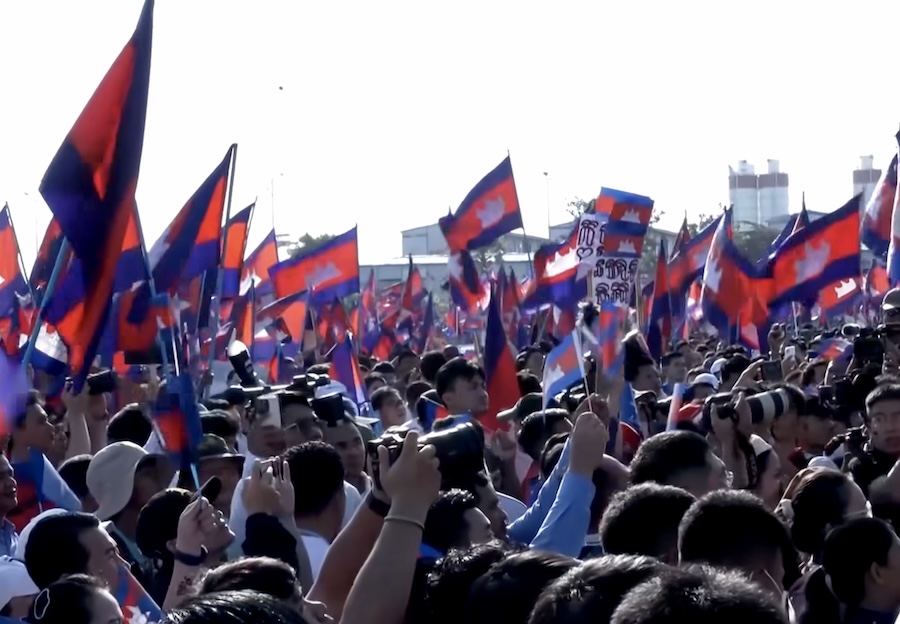 Cambodge litige frontalier avec la Thaïlande manifestation de soutien