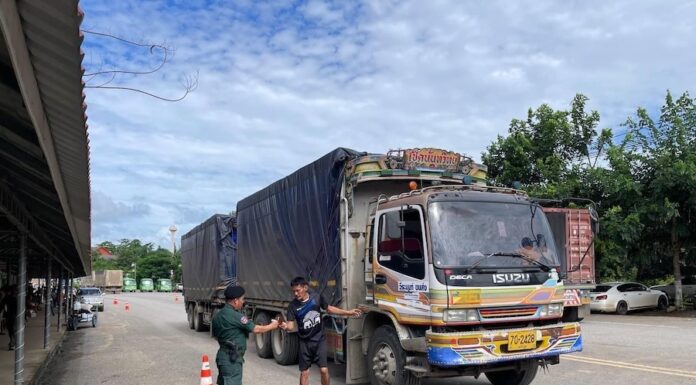 transport fruits thaïlandais au Cambodge