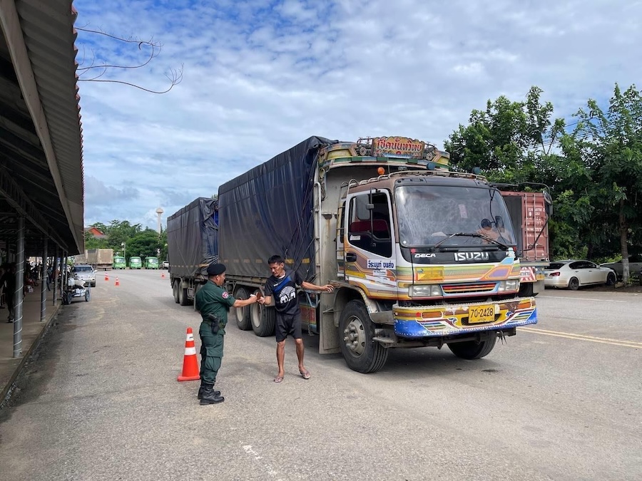transport fruits thaïlandais au Cambodge