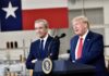 FRANCE – POLITIQUE : Vue d’ailleurs, la France soumise (siglée LVMH) Arnault et Trump
