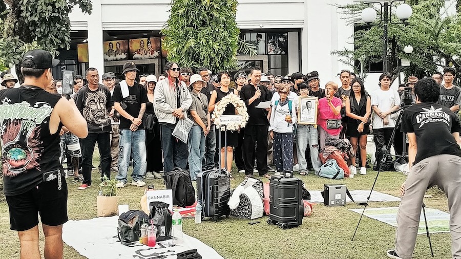 Cannabis manifestants