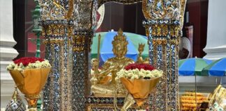 Erawan statue