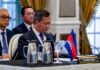 THAÏLANDE – CAMBODGE : Le Premier ministre Cambodgien Hun Manet salue son nouvel homologue thaïlandais Hun Manet Cambodge