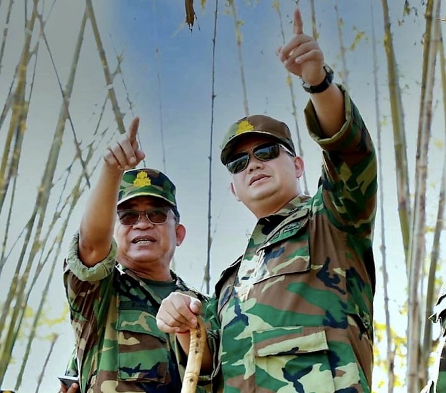 Hun Sen et Hun Manet