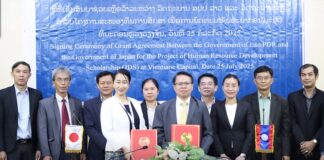 Laos Japon aide