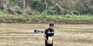 Pollution rivière Kok