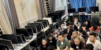 Cambodge centre escroquerie en ligne