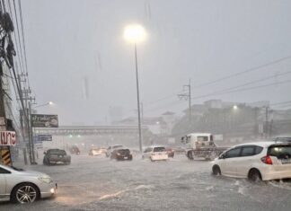 Inondations à Pattaya