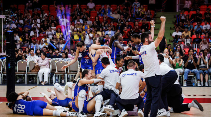 THAÏLANDE – VOLLEY : La France crée la sensation et élimine la Chine en huitièmes de finale France volleyball Thaïlande
