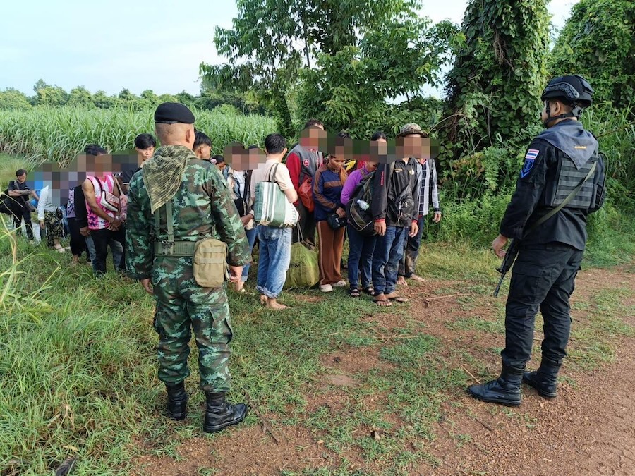 Migrants cambodgiens