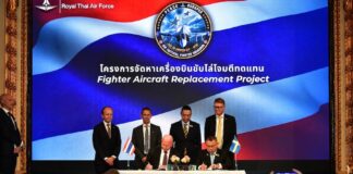 Suède Thaïlande accord avions de chasse