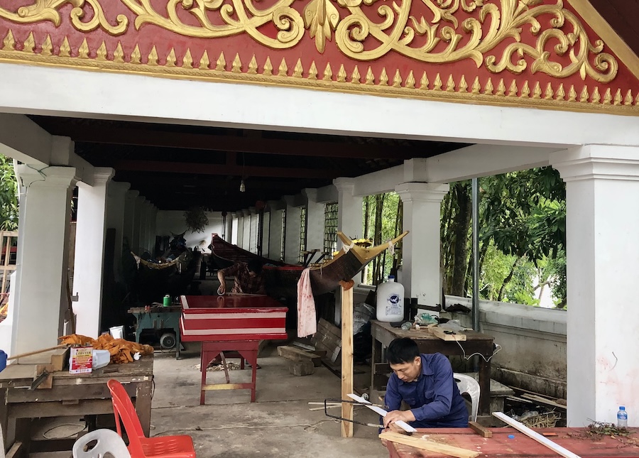 construction bâteau Luang Prabang