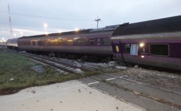 THAÏLANDE – ACCIDENT : Un train express déraille à Prachuap Khiri Khan, plusieurs blessés déraillement train sud de la Thaïlande
