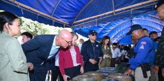 mines à la frontière entre la Thaïlande et le Cambodge