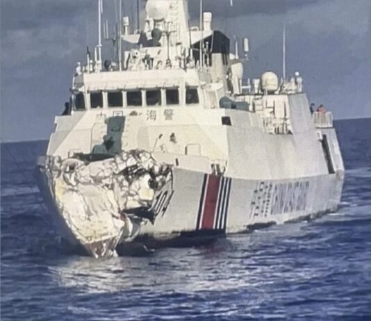 PHILIPPINES – CHINE : Manille dénonce les « manœuvres dangereuses » après la collision entre des navires chinois navire garde cote chinois