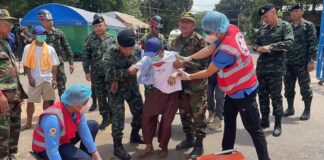 soldat cambodgien prisonnier