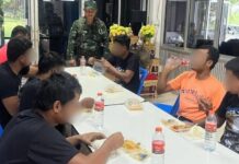 soldats cambodgiens prisonniers en Thaïlande
