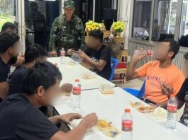 soldats cambodgiens prisonniers en Thaïlande