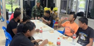 soldats cambodgiens prisonniers en Thaïlande