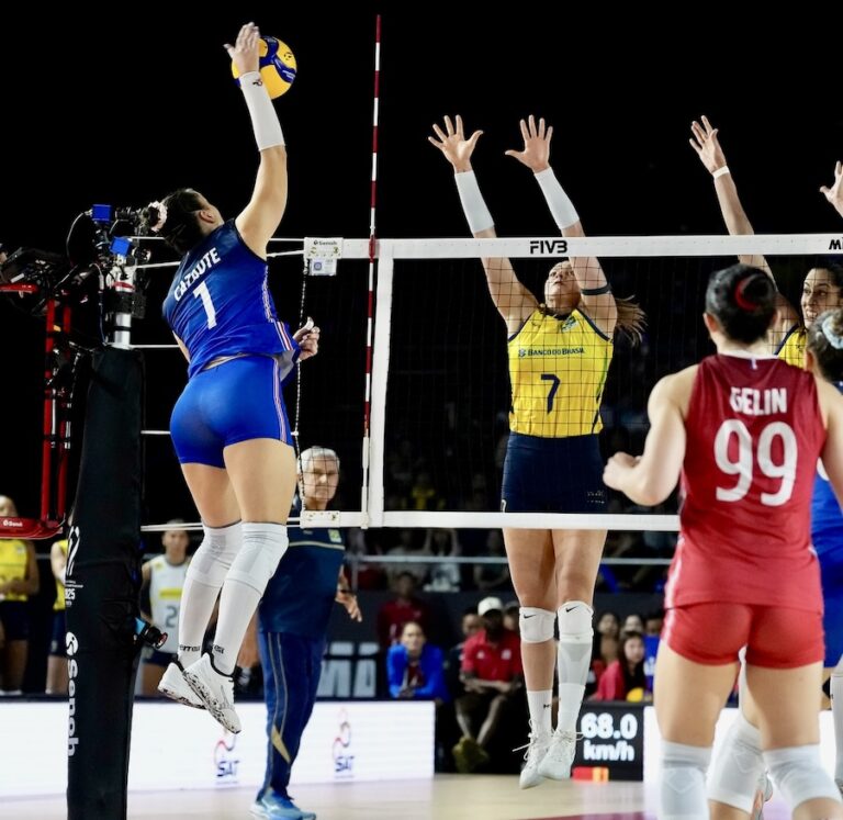 THAÏLANDE – VOLLEY : La France s’incline face au Brésil après un combat en cinq sets à Chiang Mai