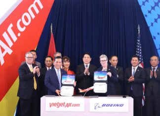 VIETNAM – TOURISME : Vietjet réceptionne son premier Boeing 737-8 Boeing Vietjet