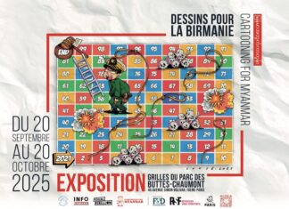BIRMANIE – PARIS : Le dessin de presse birman à l’honneur à Paris