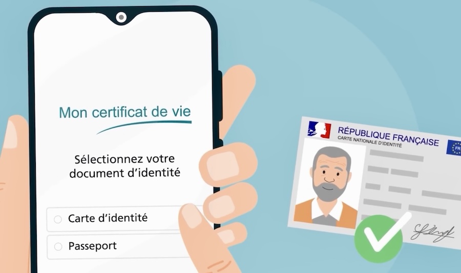 Mon certificat de vie - retraite