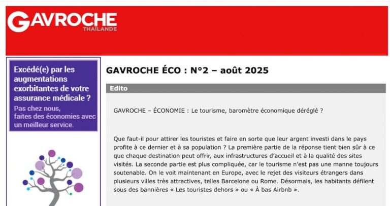 GAVROCHE – ÉCONOMIE : Gavroche Eco, la nouvelle lecture indispensable sur l’Asie du Sud-Est