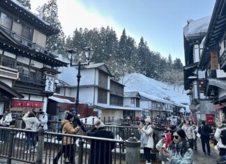 Touristes au Japon