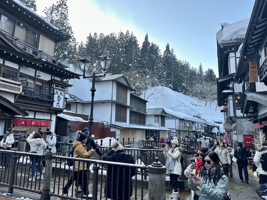 Touristes au Japon
