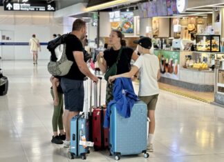 Touristes européens Suvarnabhumi