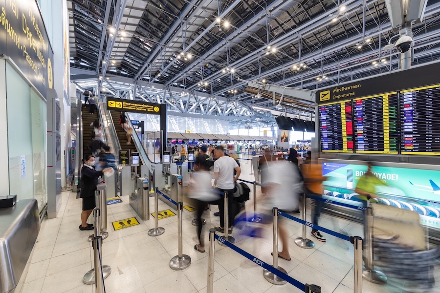 touristes Suvarnabhumi