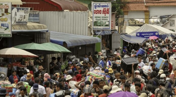 THAÏLANDE – SOCIÉTÉ : Recul du nombre de travailleurs cambodgiens Travailleurs cambodgiens
