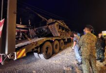 THAÏLANDE – DÉFENSE : Retrait des chars lourds à la frontière cambodgienne Retrait des chars lourds à la frontière cambodgienne