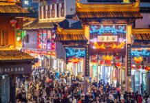 touristes en Chine