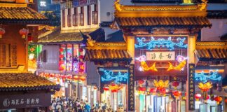 touristes en Chine