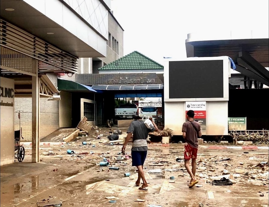 Hat Yai après inondations