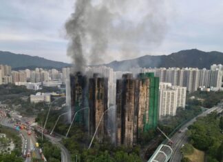 HONG KONG – CATASTROPHE : Enquête criminelle après l’incendie meurtrier de Tai Po Incendie à Hong Kong