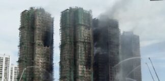 Incendie tours Hong Kong
