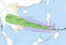 VIETNAM – CATASTROPHE : Le typhon Kalmaegi en approche des côtes vietnamiennes Kalmaegi